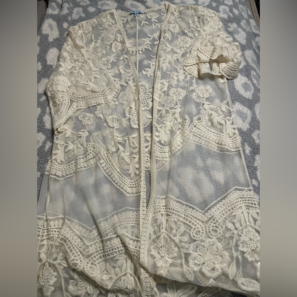 Lace duster